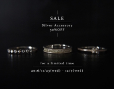 Silver Accessory SALE & 送料無料キャンペーン 2016/11/23~12/7